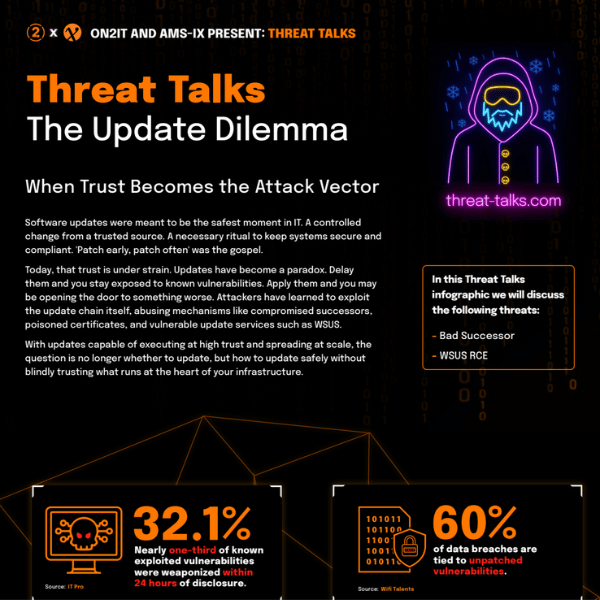 The Update Dilemma Threat Talks - Infographic Security Fallacies